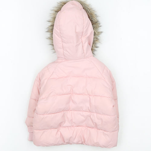 Mckenzie Pink Unisex Baby Puffer Jacket 3-6 Months