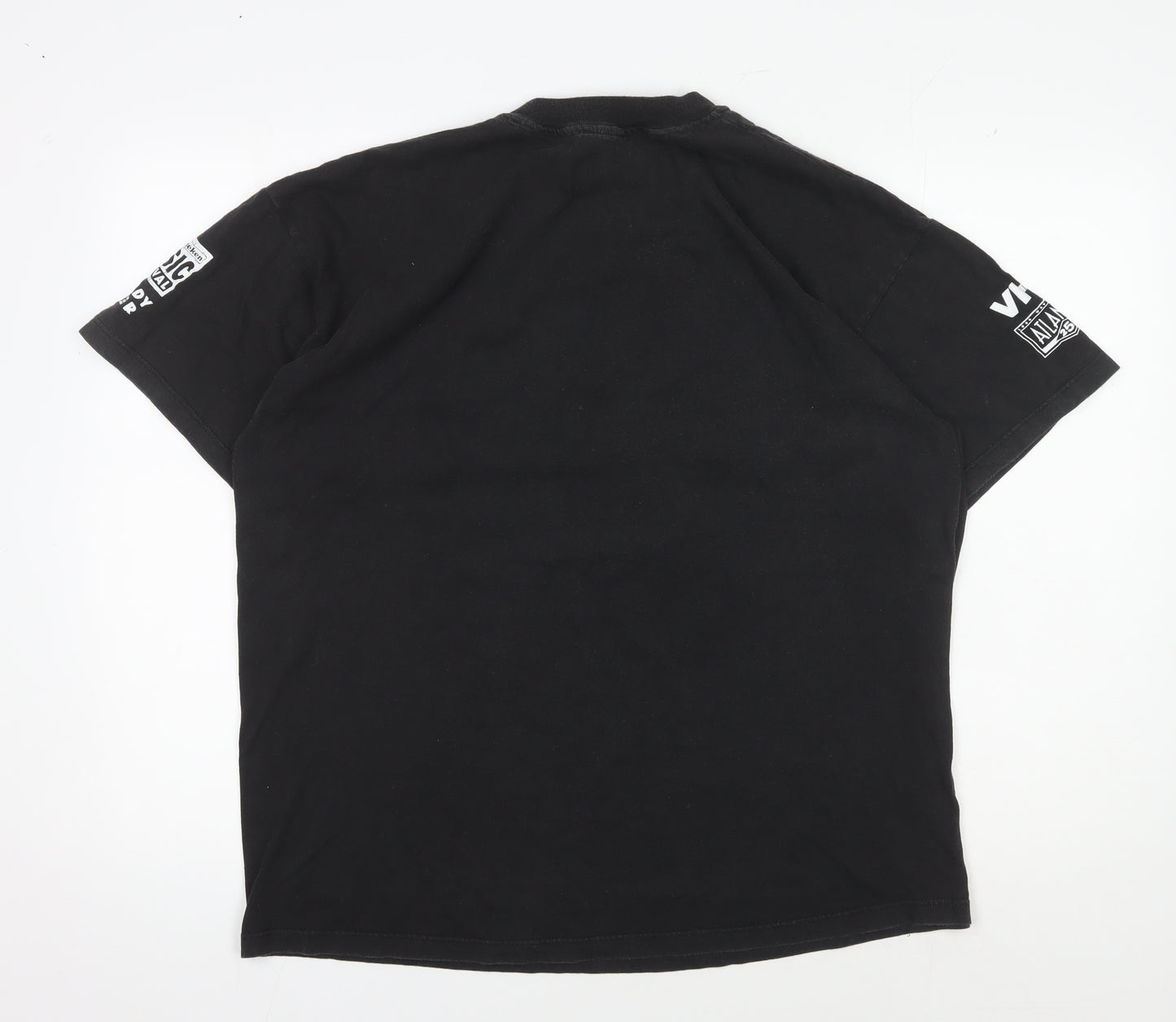 Hanes Men's Black XL Music Festival T-Shirt Vintage