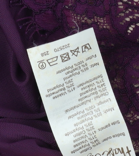 Phase Eight Women's Purple Lace Dress Size 12