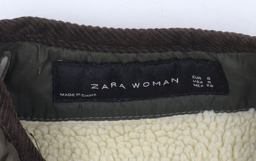 Zara Woman Green Waistcoat, S for Women - Autumn Style