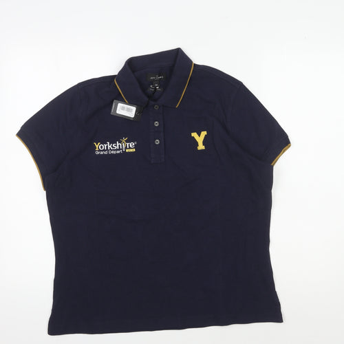 Jeff Banks Men's Blue Polo Shirt M - Cyclist's Pick