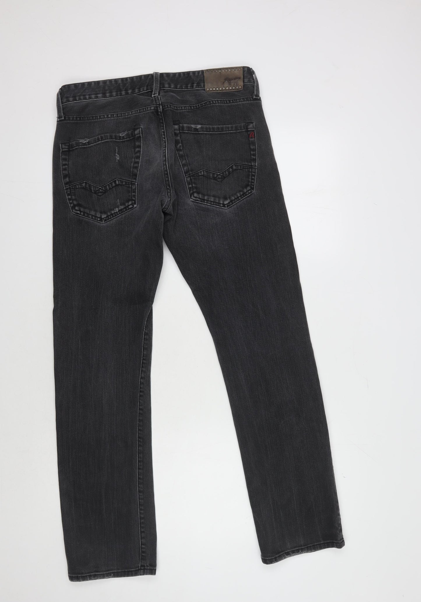 Replay Men's Black Straight Jeans Size 32