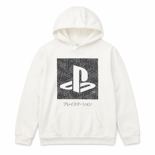 PlayStation White Unisex Kids Hoodie 12 Years