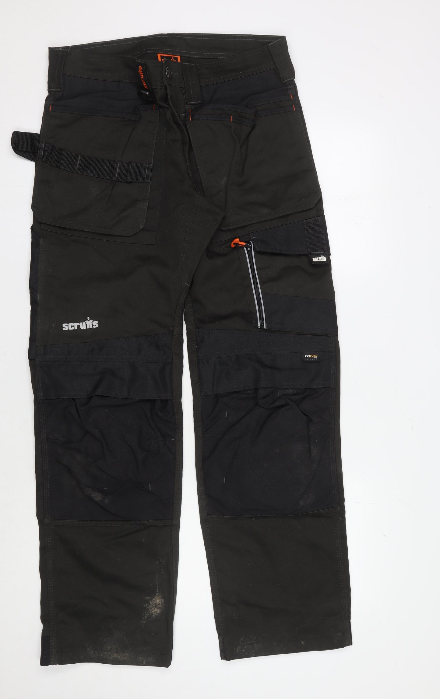 Scruffs Hardwear Men's Black Cargo Trousers, Size 32, Workwear