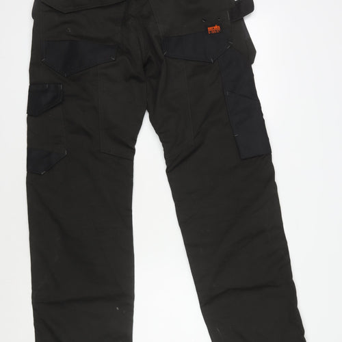 Scruffs Hardwear Men's Black Cargo Trousers, Size 32, Workwear
