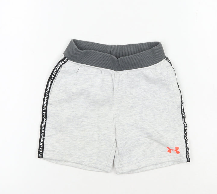 Under Armour Boys Grey Athletic Shorts 2-3 Years