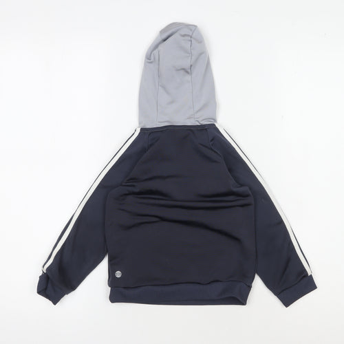 Adidas Boys Grey Pullover Hoodie 2-3 Years