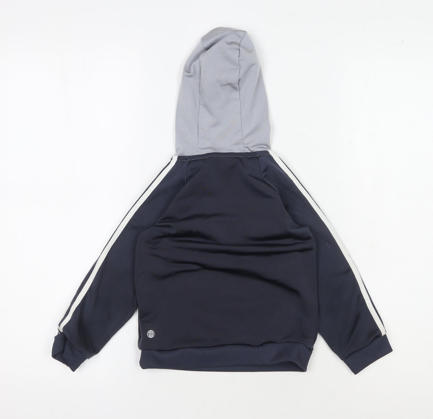 Adidas Boys Grey Pullover Hoodie 2-3 Years