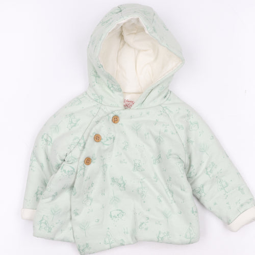 Disney Baby Green Jacket Winnie the Pooh 0-3 Months Unisex