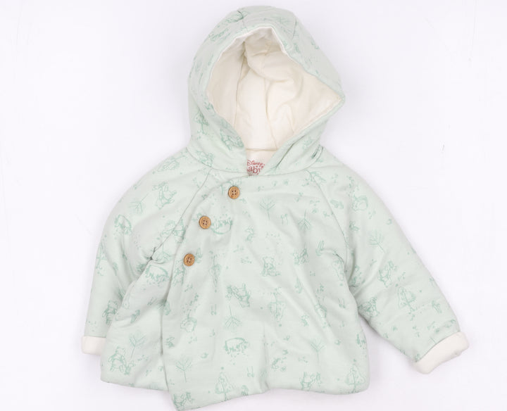 Disney Baby Green Jacket Winnie the Pooh 0-3 Months Unisex