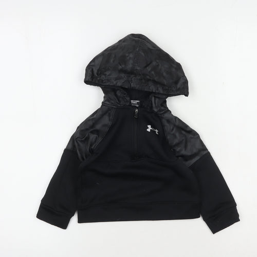 Under Armour Boys Black Pullover Hoodie - 12-18 Months