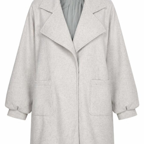 Boohoo Women's Grey Overcoat UK 14, Casual, Autumn/Winter