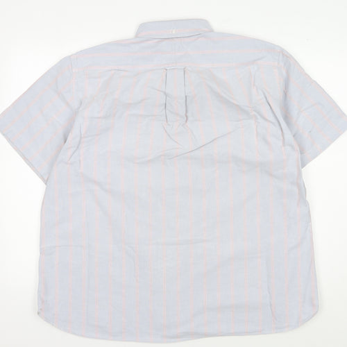 Lands' End Men's XL Multicoloured Striped Shirt