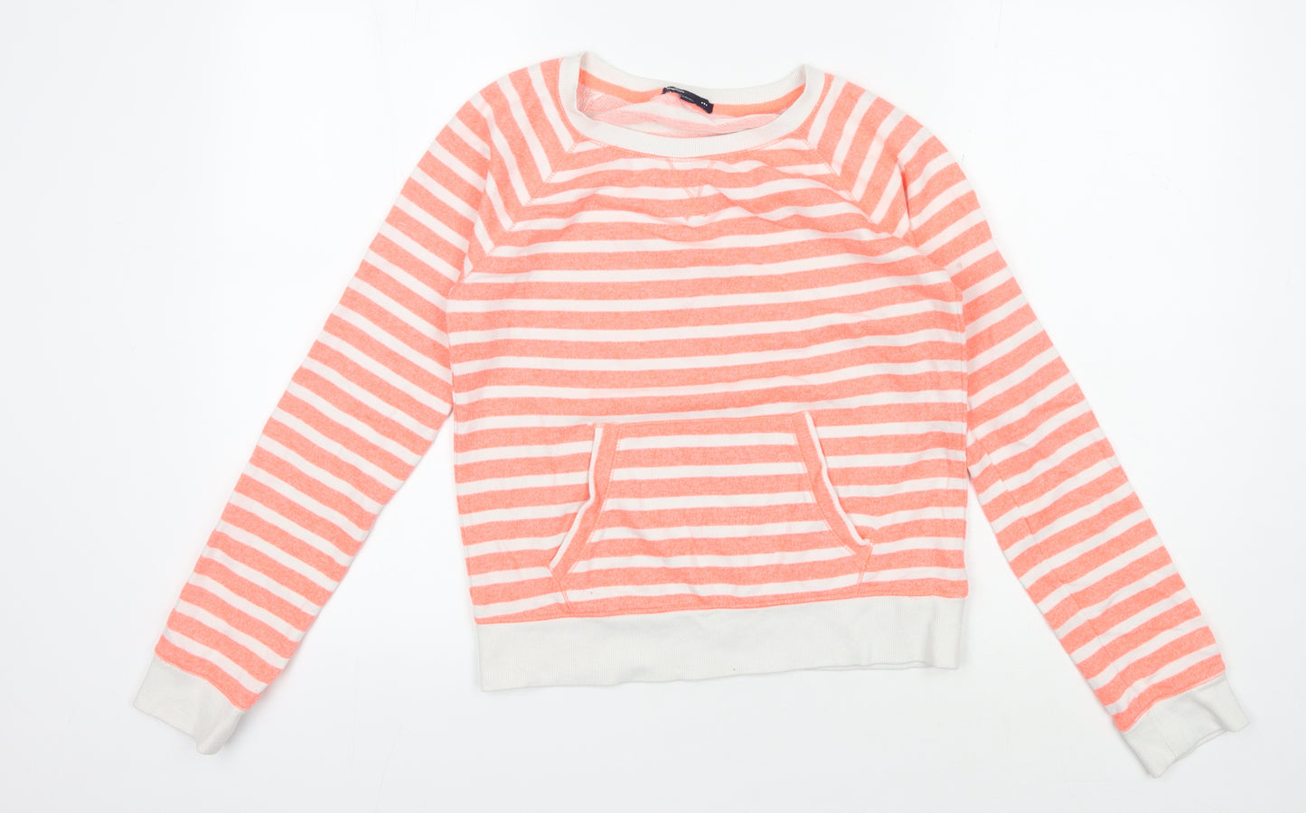 GapKids Girls Striped Pink Sweatshirt 14-16 Years Pullover