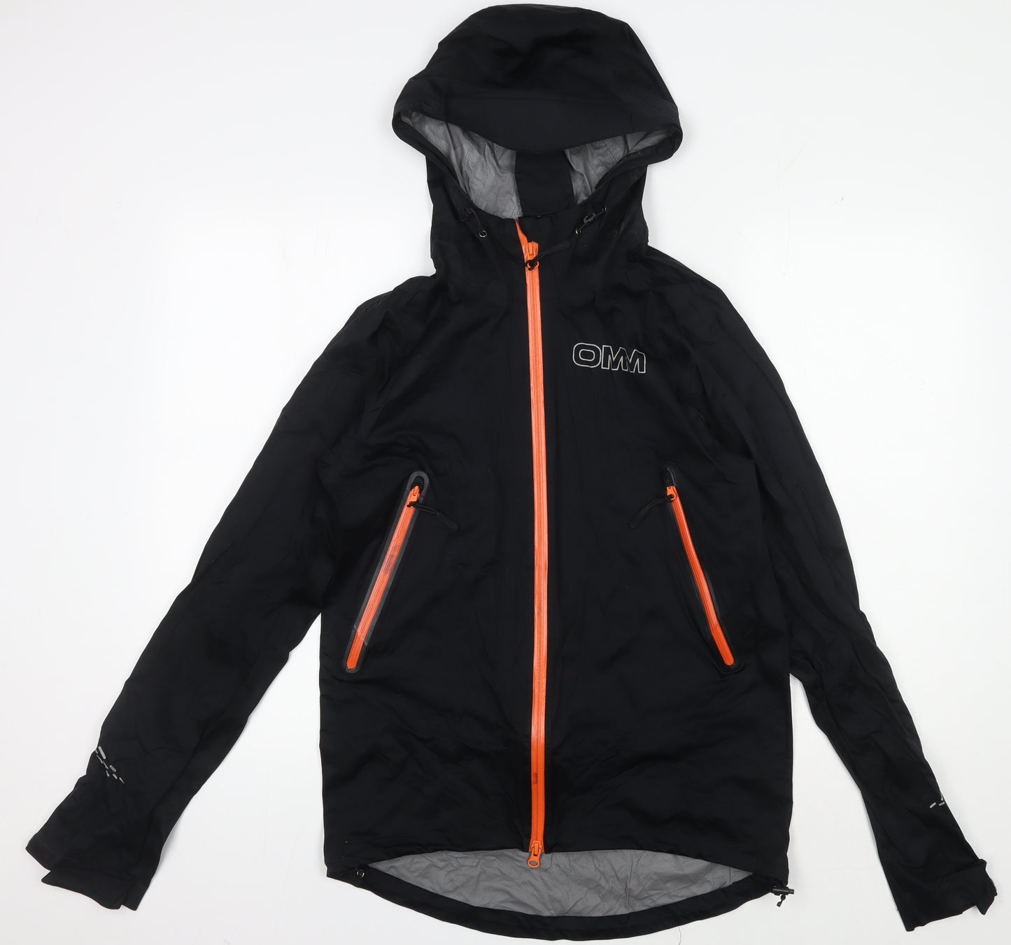 OMM Men's Black Windbreaker Jacket Size M