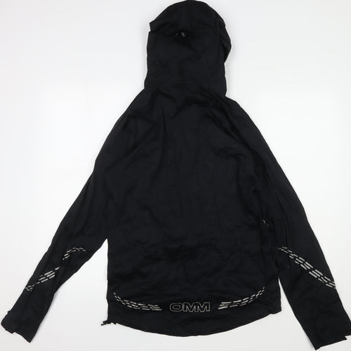 OMM Men's Black Windbreaker Jacket Size M