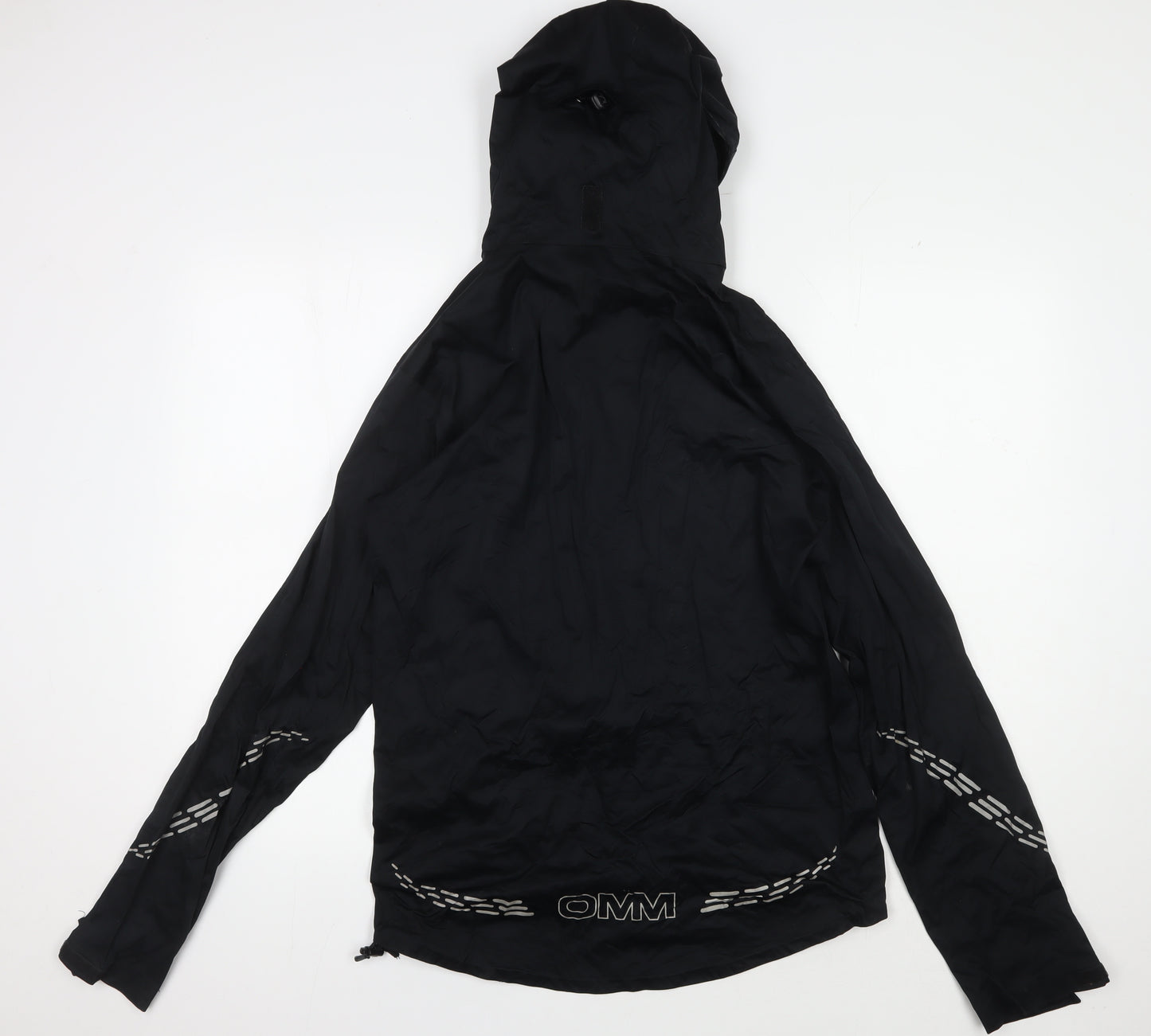 OMM Men's Black Windbreaker Jacket Size M