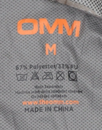 OMM Men's Black Windbreaker Jacket Size M