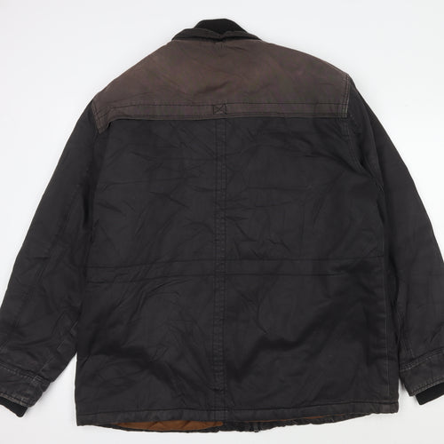 Boston Crew Men's Black 2XL Military Jacket, Casual