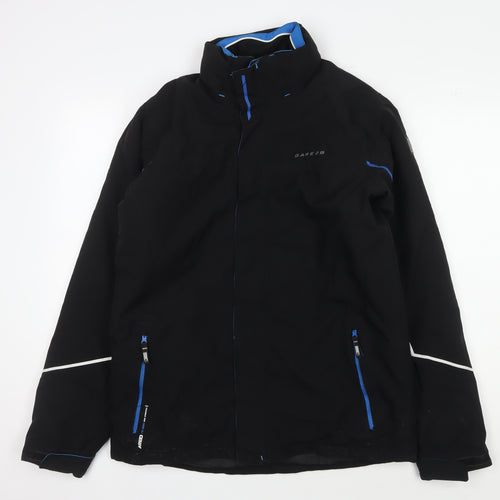 Dare2b Teens Black Jacket 34 Inch Zipped Pockets
