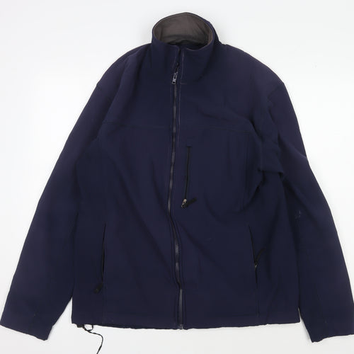 Crane Sports Men's Blue M Basic Jacket with Zips