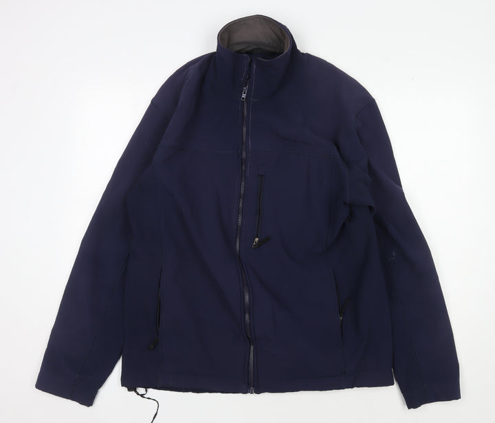 Crane Sports Men's Blue M Basic Jacket with Zips