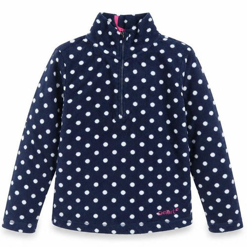 Gelert Girls Blue Polka Dot Fleece Jacket 9-10 Years