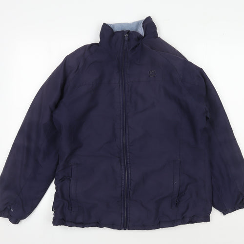 Mountain Essentials Women's Blue Windbreaker Jacket Size 12
