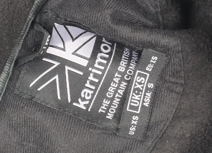Karrimor Black Unisex XS Hooded Rain Coat Jacket