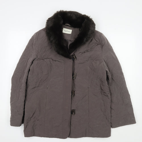 Eastex Women's Brown Overcoat Jacket, Size 12, Winter