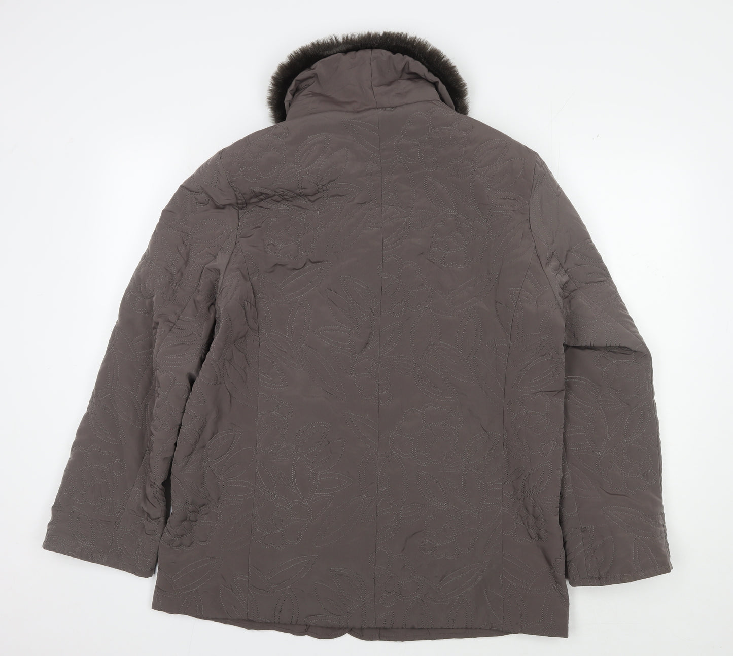 Eastex Women's Brown Overcoat Jacket, Size 12, Winter