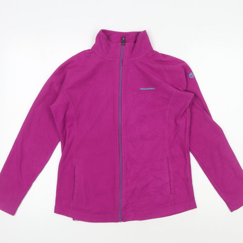 Craghoppers Girls Purple Fleece Full Zip Sweatshirt 15 Years