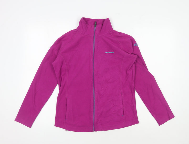 Craghoppers Girls Purple Fleece Full Zip Sweatshirt 15 Years