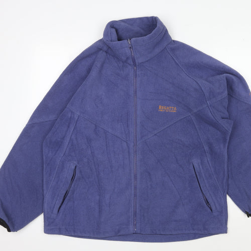 Regatta Women's Blue Fleece Zip-Up Jacket Size 12
