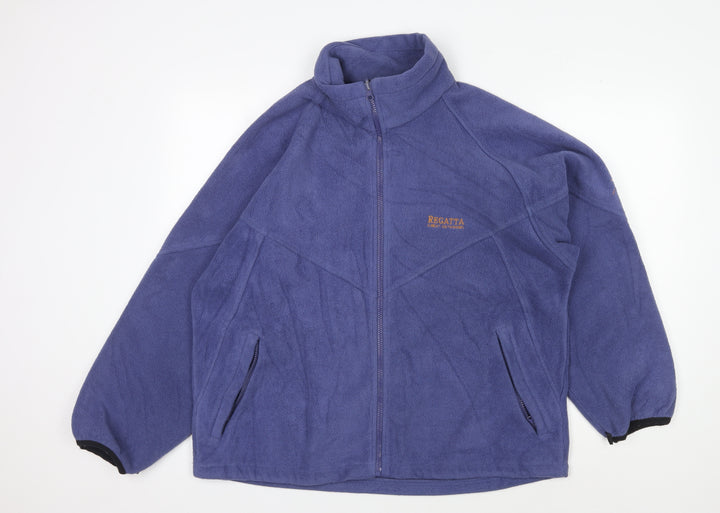 Regatta Women's Blue Fleece Zip-Up Jacket Size 12