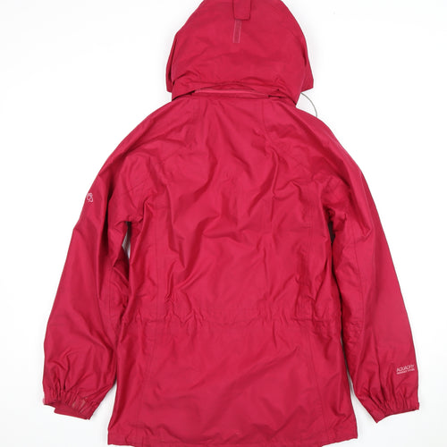 Craghoppers Women’s Red Waterproof Hooded Jacket Size 10