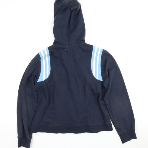 Hard Rock Cafe Blue Logo Zip Hoodie Unisex Adults L