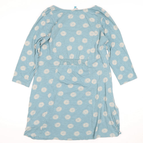 White Stuff Women's Blue Shift Dress, Size 10