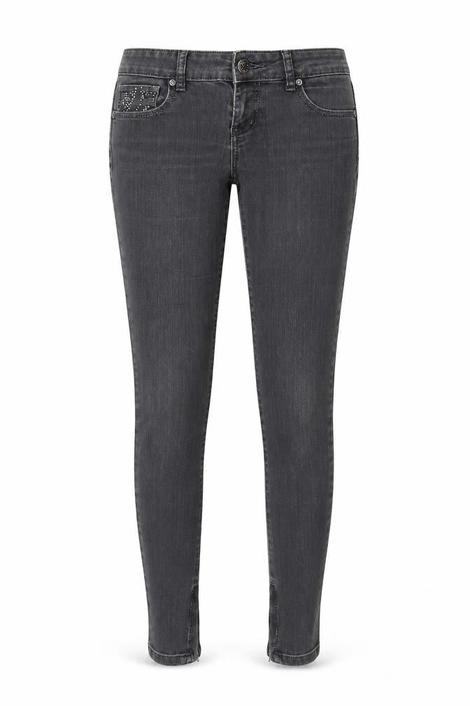 Guess Women's Black Skinny Jeans Size 8 Stretch Rhinestone