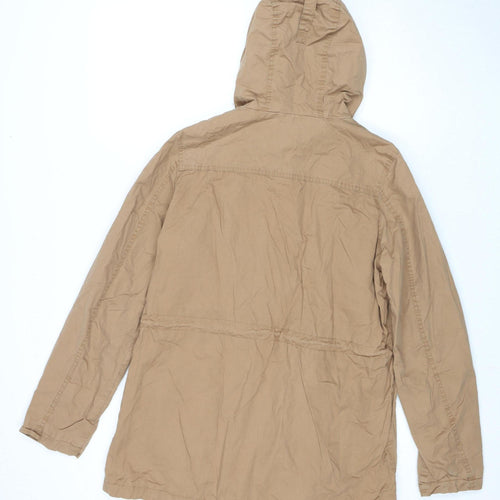 Fat Face Women's Beige Parka Jacket Size 12