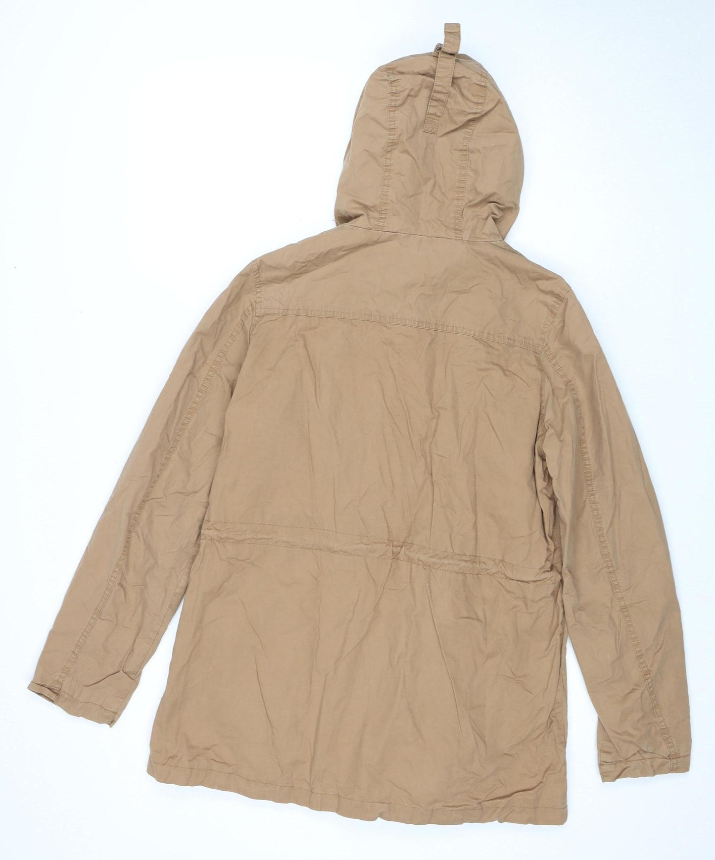 Fat Face Women's Beige Parka Jacket Size 12