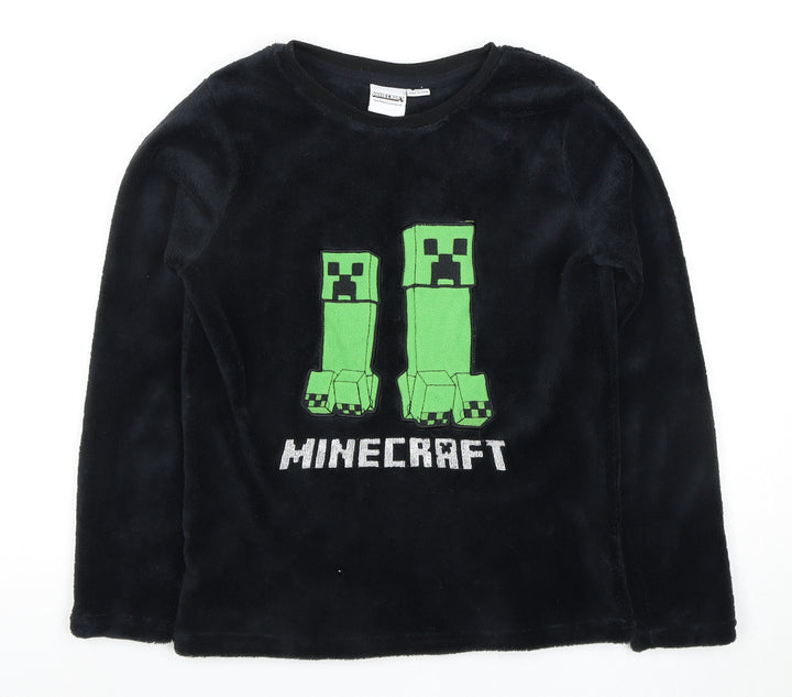 Minecraft Boys Black Pullover Hoodie 10-11 Years