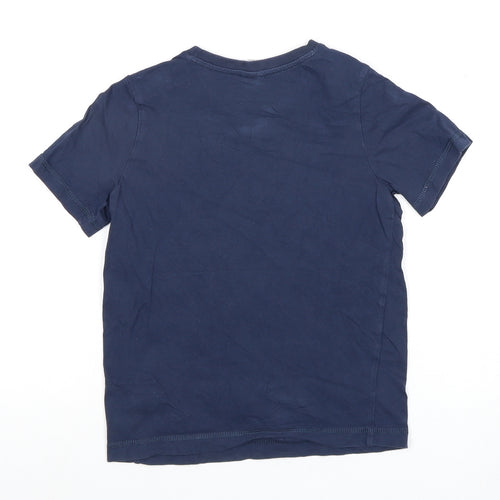 s.Oliver Boys Blue Jungle Print T-Shirt Size 8