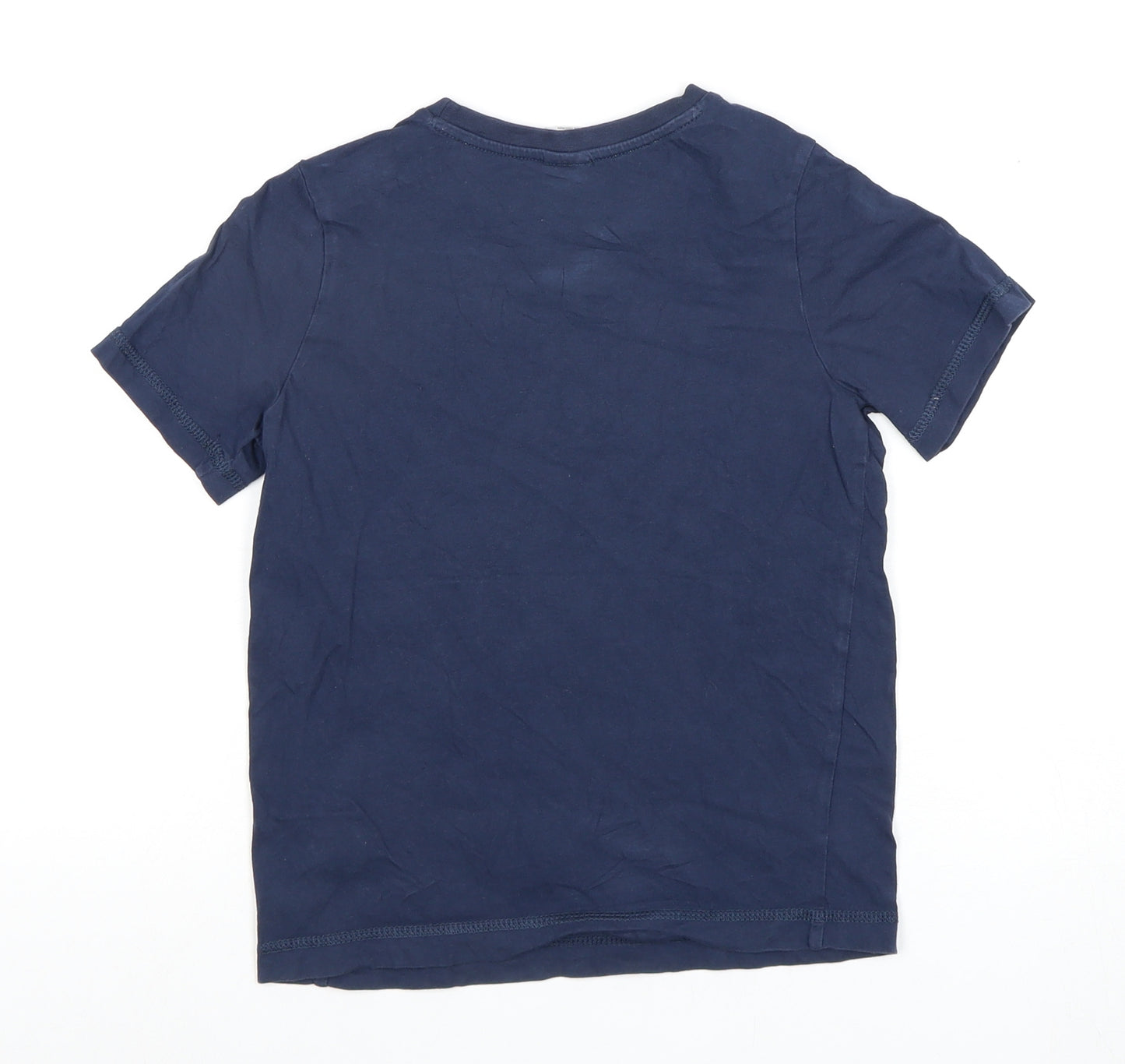 s.Oliver Boys Blue Jungle Print T-Shirt Size 8