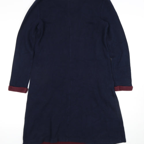 White Stuff Women's Blue V-Neck Shift Dress Size 10