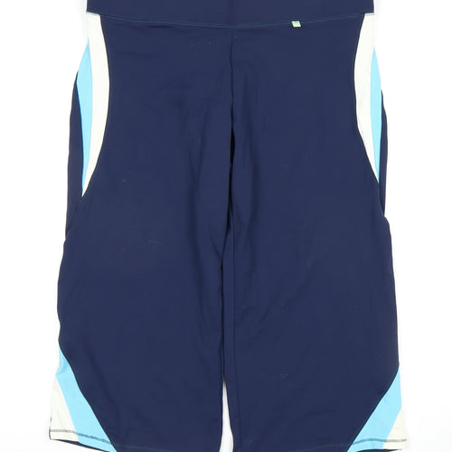 Marks and Spencer Women's Blue Cropped Trousers, Size 16