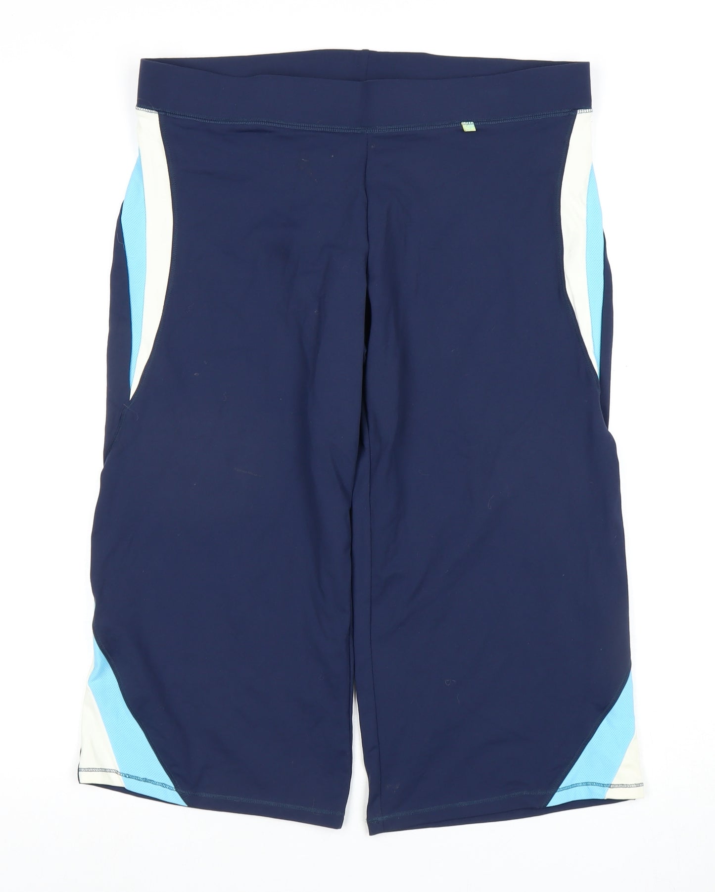 Marks and Spencer Women's Blue Cropped Trousers, Size 16