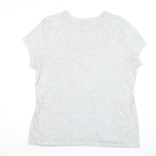 Lipsy London Women’s Grey Sequin T-Shirt, UK 16