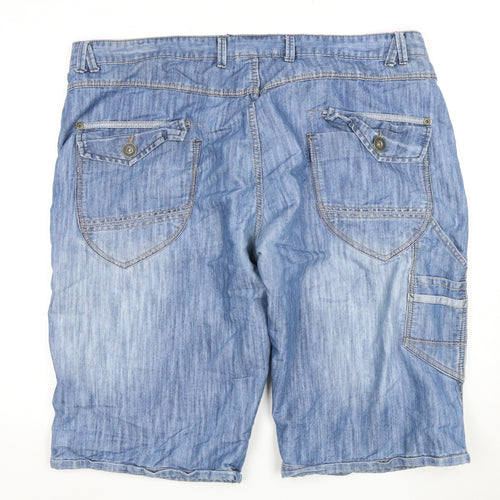 Duke London Unisex Blue 3XL Utility Denim Shorts