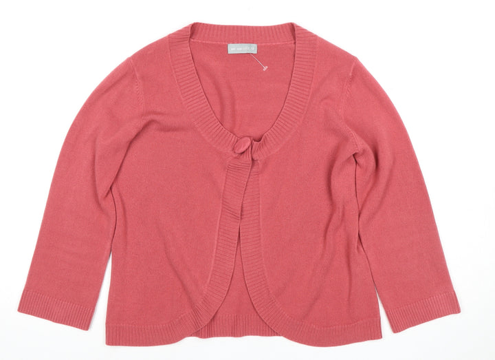 Per Una Women's Pink Cardigan, Size 12, Classic Style